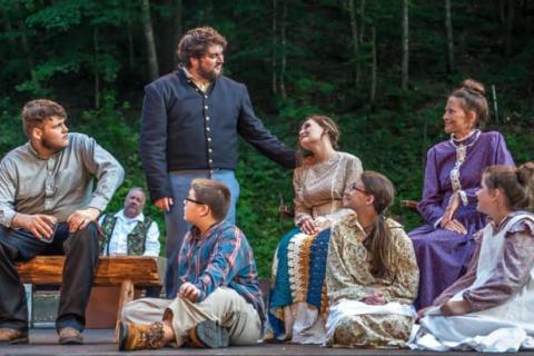 Blood Song perform at Jenny Wiley Amphitheatre